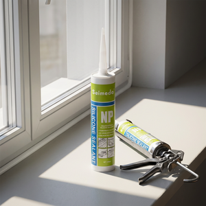 Scellant <span class=keywords><strong>silicone</strong></span> neutre anti-fongique Seimeda 100% <span class=keywords><strong>silicone</strong></span>, monocomposant, usage général, construction, aquarium, adhésif d'étanchéité - Product Image 1