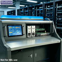 Console de commande ferroviaire certifiée EN50126 RAMS, poste de travail sécurisé pour opérateur, système de console facile à entretenir