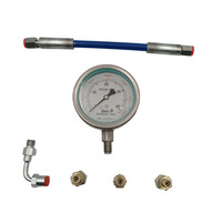 Kit de Herramientas Instalado para Pruebas de Riel Común de Alta Presión de 4000 bar, Manómetro de Presión de Pistón de Bomba Diesel de 0-400Mpa