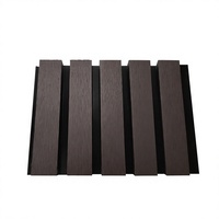 Panneau mural WPC de haute qualité résistant aux intempéries, imperméable, revêtement mural extérieur en bois-plastique pour la décoration de bâtiments extérieurs