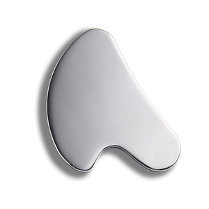 Herramientas de Masaje Gua Sha de Acero Inoxidable con Logotipo Personalizado, Tabla Raspadora Facial Gua Sha - Product Image 1