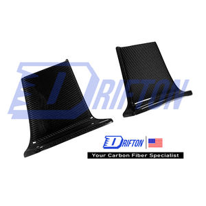 Soportes altos de ala trasera de fibra de carbono estilo Jun para Nissan Skyline R34 GTT GTR 1998-2002 - Product Image 2