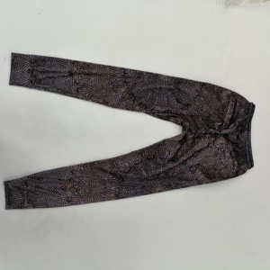 Pantalon de survêtement personnalisé en polaire/velours, confortable pour les promenades hivernales, taille élastique avec dentelle - Product Image 2