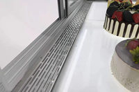 Vitrine Réfrigérée Simple Niveau pour Présentation de Desserts au Chocolat, Pâtisseries et Gâteaux – Équipement de Réfrigération pour Boulangeries et Pâtisseries