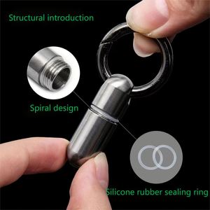 Keychain Holder, Titanium Cases <b>for</b> Purse Wallet Pocket, Waterproof Daily Pill <b>Container</b> Organizer Custom - Product Image 3