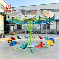 Offre Spéciale : Manège Familial de Type Chaise Volante Simple à 12 Places pour Enfants et Adultes, Idéal pour les Parcs d'Attractions Extérieurs et les Carnavals