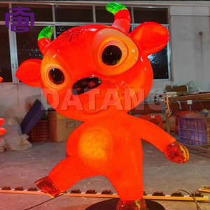 Ip65 Outdoor Chinese Zodiac Cow 3d <b>Motif</b> Led Wedding Decoration Lamp Halloween Christmas Festival Park Garden Landscape <b>Lighting</b> - Product Image 3