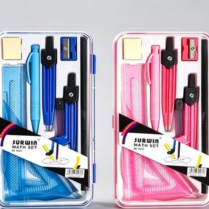 Livraison Rapide - Offre Spéciale : Ensemble de 11 Pièces d'Instruments Mathématiques pour Étudiants (Compas, Diviseur) - Trousse de Géométrie Scolaire - Product Image 6
