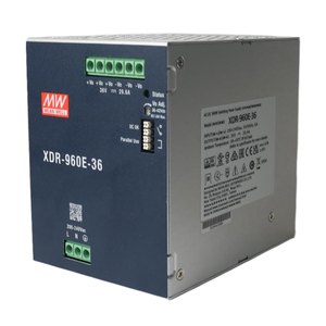 MeanWell XDR-960E-24/36/48 24V 6.5A 156W Mean Well DIN Rail <span class=keywords><strong>Switching</strong></span> <span class=keywords><strong>Power</strong></span> <span class=keywords><strong>Supply</strong></span> <span class=keywords><strong>48V</strong></span> 36V com função paralela - Product Image 1