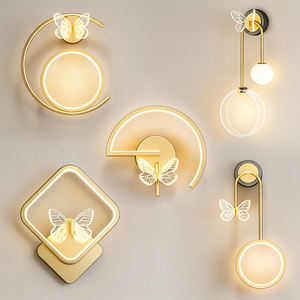 Lámpara de Pared LED con Forma de Mariposa, Iluminación Interior, Lámparas para el Hogar, Dormitorio, Mesita de Noche, Sala de Estar, Decoración, Luz para Escaleras, Luz Interior de Pared - Product Image 1