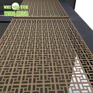 Placa de Parede Cortina de Alumínio com Corte CNC, Painel Mashrabiya Árabe, Arquitetura, Chapa Metálica Perfurada para Cerca - Product Image 5