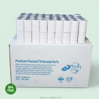 Gulungan Kertas Thermal POS 2 1/4"x36' untuk Printer Mini Portabel Terminal Kasir