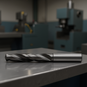 Carbide <b>Drill</b> Bit TA1044 5xD Nano TiAlN Coated With 4 Guide Pads For Machine Tools - Product Image 3