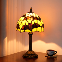   Lampe de chevet en verre teinté style chauve-souris noire, lampe de bureau pour la Toussaint, éclairage décoratif pour la maison, le salon et le restaurant