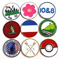 Prêt pour l'expédition Super Strong Blank Magnetic Balle de golf Marker Hat Clip Wholesale Visor Clip