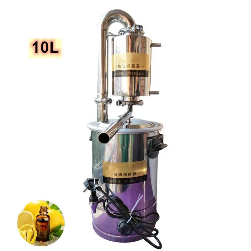 SPA macchina per estrazione di olio essenziale di citronella 10L fiori piante olio essenziale macchina