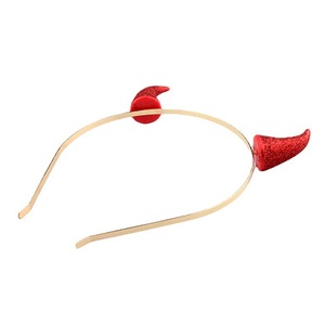 Diadema con Cuernos de Diablo para Halloween, Pankasi, con Brillantina Roja, de Plástico, Accesorio de Disfraz Unisex, para Fiestas - Product Image 5