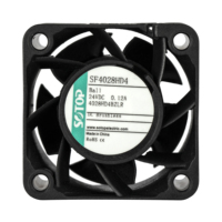 Ventilateurs axiaux industriels en plastique à roulement à billes sans balais DC SF4028Z