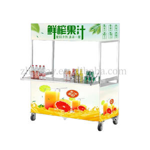 Gece pazarı durak mobil aperatif katlanabilir gıda sepeti paslanmaz çelik masa sepeti ticari taşınabilir gıda satış sepeti ile tekerlekler - Product Image 3