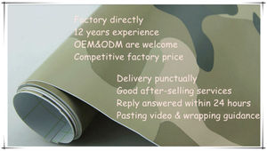 1.52*28m PVC vinyle <span class=keywords><strong>voiture</strong></span> vélo véhicule à moteur couleur modification film <span class=keywords><strong>camouflage</strong></span> <span class=keywords><strong>voiture</strong></span> wrap - Product Image 5