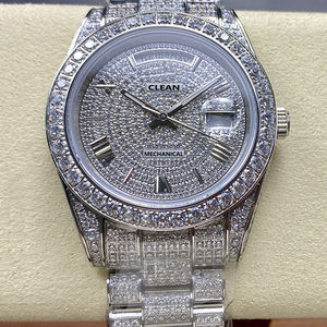 Luxury Hip Hop Iced Out Watch Pass Diamond Tester VVS1 Moissanite Automatic Mechanical Wrist Watches For Men - Product Image 2