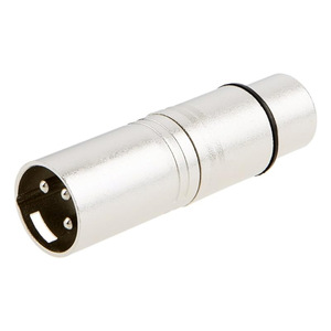 Adaptateur XLR femelle vers mâle, connecteur métallique à 3 broches pour systèmes audio - Product Image 3