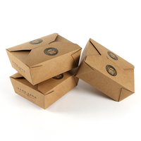 Boîtes en papier personnalisées jetables pour l'emballage alimentaire, pour boulangerie, café, restauration rapide, à emporter