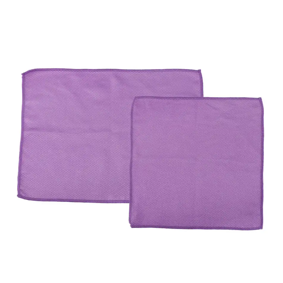 Glazen Handdoek Waterabsorptie Visschaal Microfiber Reinigingsdoekjes