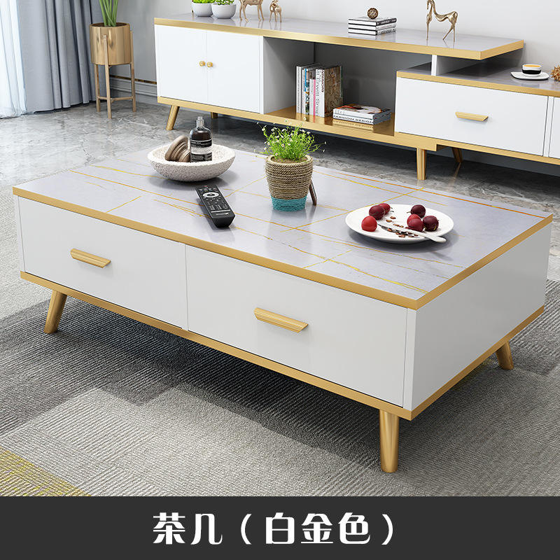 Or blanc/table basse