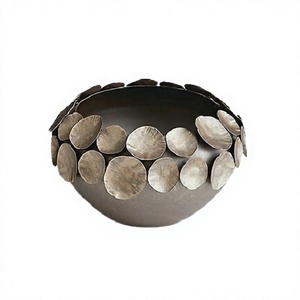 Tazón de Metal de Diseño Antiguo para Servir Alimentos, Tazón Redondo de Alta Calidad para Servir Dulces, el Más Vendido - Product Image 1