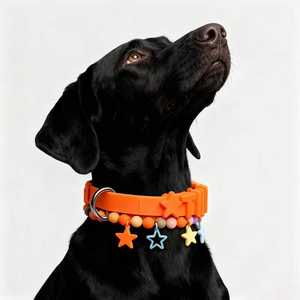 Conjunto de Correa y <span class=keywords><strong>Collar</strong></span> para Mascotas Ajustable, de Poliéster Ecológico Suave, con Hebilla, Personalizable - Product Image 6