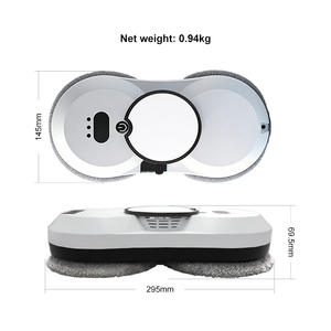 Nettoyeur de vitres électrique best-seller, 180 minutes d'autonomie, navigation intelligente, vente directe d'usine, pour propriétaires d'animaux et foyers, <span class=keywords><strong>lave</strong></span>-vitres - Product Image 5