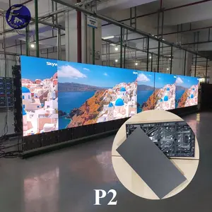 Pixel pitch p2 display led de parede, hd 4k