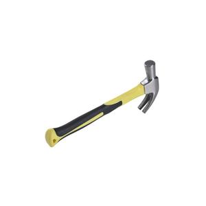 Marteau à griffes DIY de haute qualité, corps en acier avec manche en fibre de verre TPR, OEM personnalisé pour la toiture et les réparations - Product Image 2