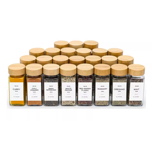 Organisateur de comptoir rotatif de luxe en acrylique réglable avec support de rangement sous étagère et ensemble de bocaux pour épices - Product Image 3