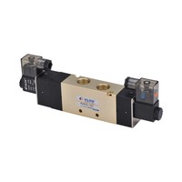 Vanne solénoïde de commande pneumatique série KLQD 4V410-15 4V420-15 4V400 simple/double électronique DC12/24V AC24V AC110V