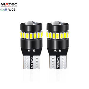 Luz LED T15 T10 194 para Freno Trasero, Direccional BA9S, 3030 24SMD Canbus Sin Errores, Luz de Reversa para Auto W16W - Product Image 5