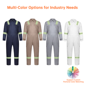 Tùy Chỉnh Thương Hiệu Tùy Chỉnh In Logo Cotton Đa-Túi Quần Áo Bảo Hộ Lao Động In Ấn Bảo Hộ Lao Động Đồng Phục - Product Image 3