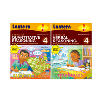 Personnalisé en couleur souple école anglais manuel lanterne étapes raisonnement quantitatif-afrique offset parfait reliure livre