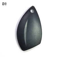 Tag RFID T5577 ABS Tahan Air 125KHz yang Dapat Ditulis Ulang, Mini Key Tag dengan Antarmuka NFC 13.56MHz, Gantungan Kunci untuk Pembayaran