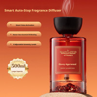 Diffuseur d'arômes sans flamme 500 ml, huile essentielle, parfum d'ambiance longue durée pour chambre, salon, salle de bain