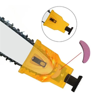 Affûteur de chaîne de tronçonneuse portable, affûtage rapide à fixer sur la guide-chaîne, outils de travail du bois