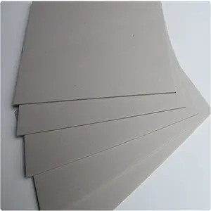 One Sided White Lined Grayboard Thickness 2mm Grey Paper Board Gray Cardboard Sheets Grey Board