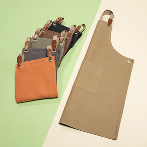 Tablier de serveur de camping imperméable en coton denim personnalisé personnalisé artiste serveur de grillades pour femmes - Product Image 5