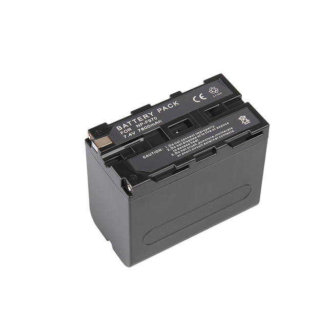 High Quality Camera Battery NP-F970 7.2V 6600mAh for Sony NP-F960 F950