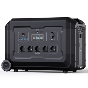 สถานีไฟฟ้าพกพา 5000W เครื่องกำเนิดพลังงานแสงอาทิตย์ 220V คลื่นไซน์บริสุทธิ์ ระบบกักเก็บพลังงานสำหรับใช้ในบ้าน พร้อมระบบเชื่อมต่อรถยนต์ - Product Image 1