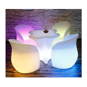 Tables rondes modernes de luxe à LED RVB <span class=keywords><strong>bon</strong></span> <span class=keywords><strong>marché</strong></span> Glow Terrace Coffee Table Set (Tp117) - Product Image 1