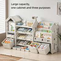 Coffre mobile moderne pour bébés, armoire de rangement empilable en plastique pour le salon, la chambre à coucher, la salle de bain, l'école, le centre commercial
