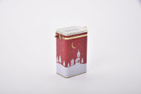 Boîte de rangement rectangulaire tendance et personnalisable en fer blanc électrolytique recyclé avec couvercle en acrylique pour emballage cadeau