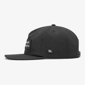 Wholesale Custom Logo Vinyl Sports Cap 5-Panel Breathable <b>Waterproof</b> Adjustable Unisex Performance Gorras <b>Hat</b> - Product Image 4
